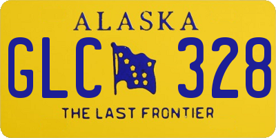 AK license plate GLC328