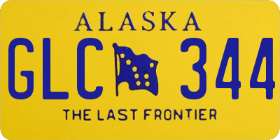 AK license plate GLC344