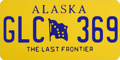 AK license plate GLC369