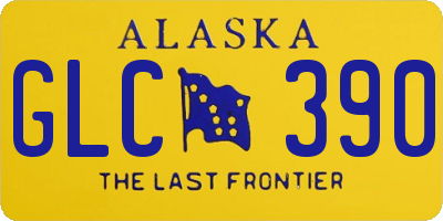 AK license plate GLC390