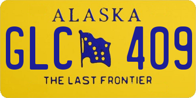 AK license plate GLC409