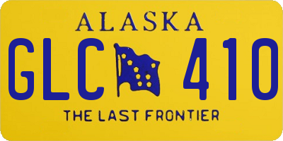 AK license plate GLC410