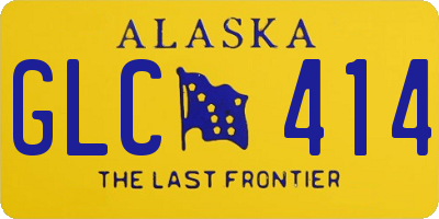 AK license plate GLC414