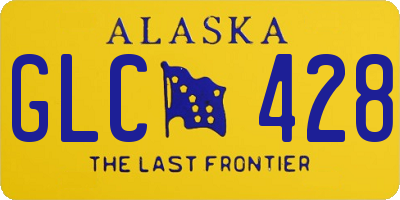 AK license plate GLC428