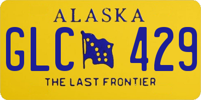AK license plate GLC429