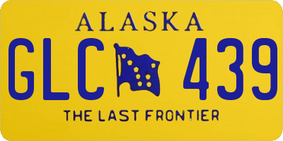 AK license plate GLC439