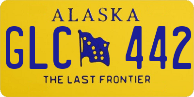 AK license plate GLC442