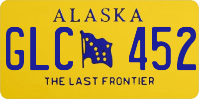 AK license plate GLC452