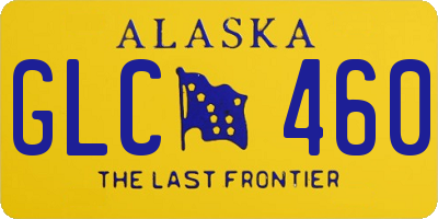 AK license plate GLC460