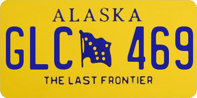 AK license plate GLC469