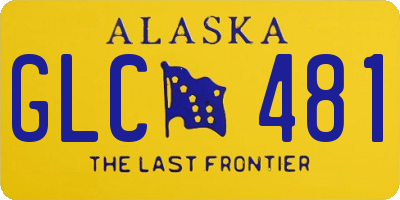 AK license plate GLC481