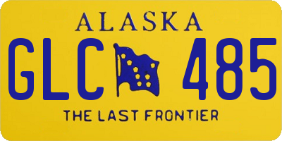 AK license plate GLC485