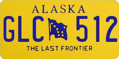 AK license plate GLC512