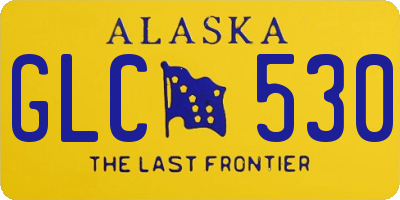 AK license plate GLC530