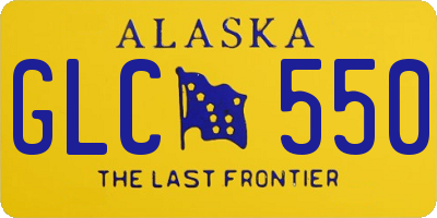 AK license plate GLC550