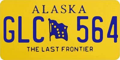 AK license plate GLC564