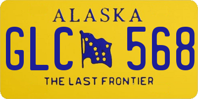 AK license plate GLC568