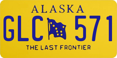 AK license plate GLC571