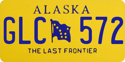 AK license plate GLC572