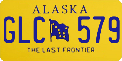 AK license plate GLC579
