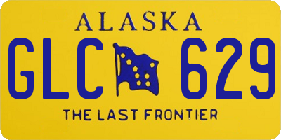 AK license plate GLC629