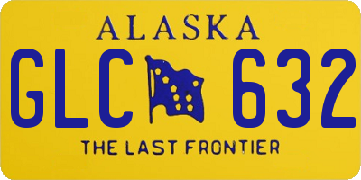 AK license plate GLC632