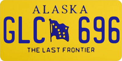 AK license plate GLC696