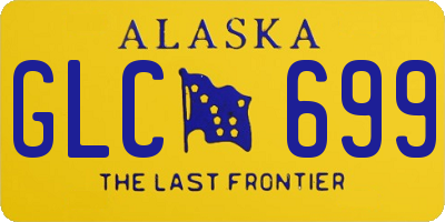 AK license plate GLC699