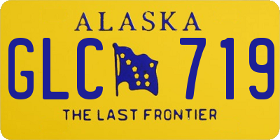 AK license plate GLC719