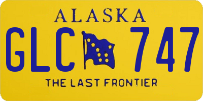 AK license plate GLC747