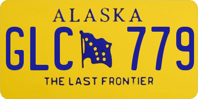 AK license plate GLC779