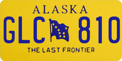 AK license plate GLC810