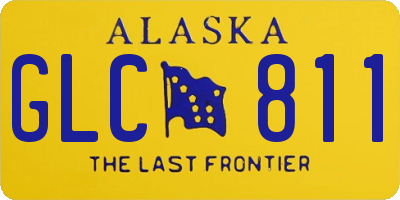 AK license plate GLC811