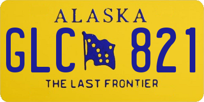 AK license plate GLC821