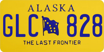 AK license plate GLC828