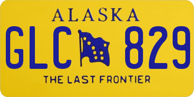 AK license plate GLC829