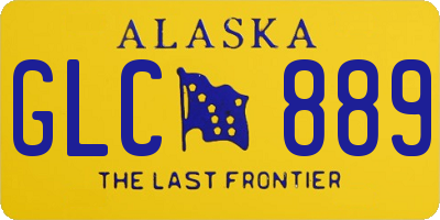 AK license plate GLC889