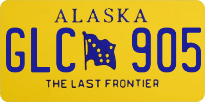 AK license plate GLC905