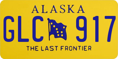 AK license plate GLC917