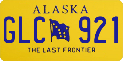 AK license plate GLC921