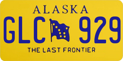 AK license plate GLC929