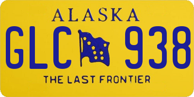 AK license plate GLC938