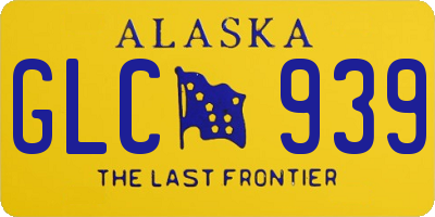 AK license plate GLC939