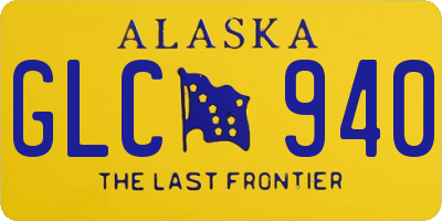 AK license plate GLC940