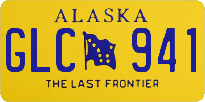 AK license plate GLC941