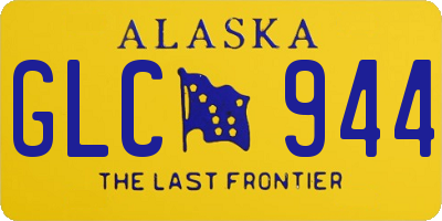 AK license plate GLC944