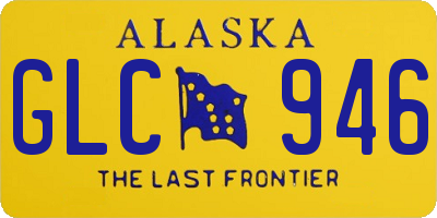 AK license plate GLC946