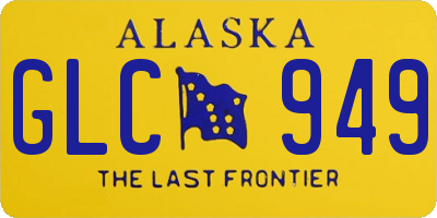 AK license plate GLC949