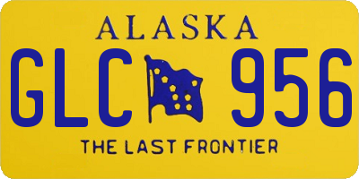 AK license plate GLC956