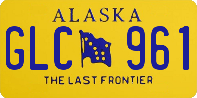 AK license plate GLC961